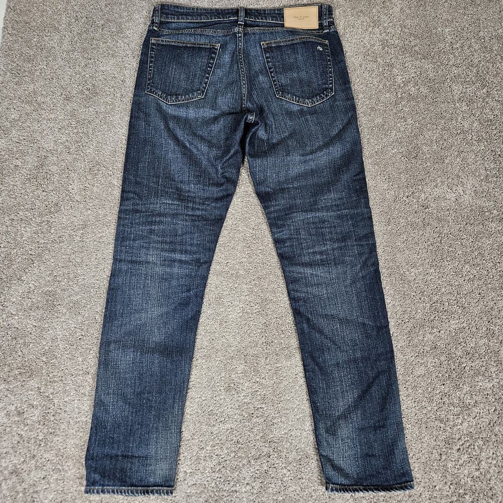 Rag & Bone Jeans Mens 32X32 Blue Fit 2 Slim Cashmere Stretch Cashten Honeycomb